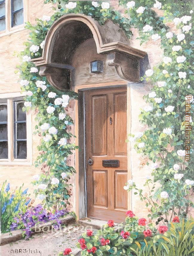 Brown Door In Chertsey painting - Barbara Felisky Brown Door In Chertsey art painting